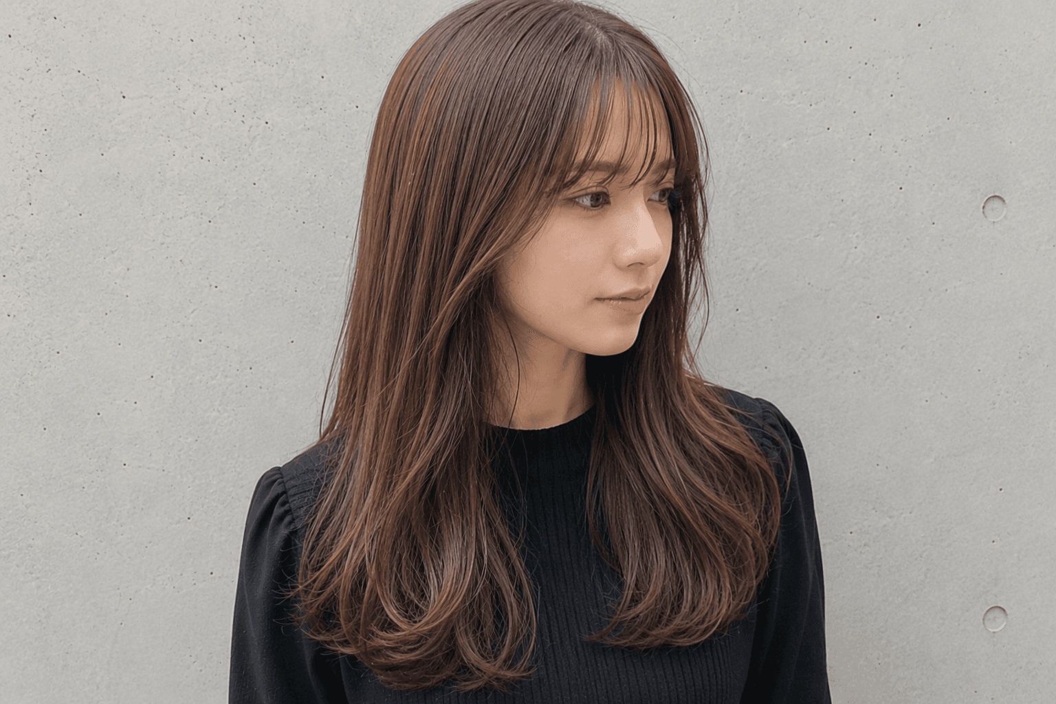 山田美咲様 サイド撮影 (AI カラー解析のデモ用)